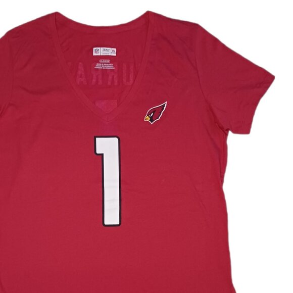 NFL Team Apparel Arizona Cardinals Kyler Murray #1 Womens Size XL Red T Shirt - Picture 5 of 6